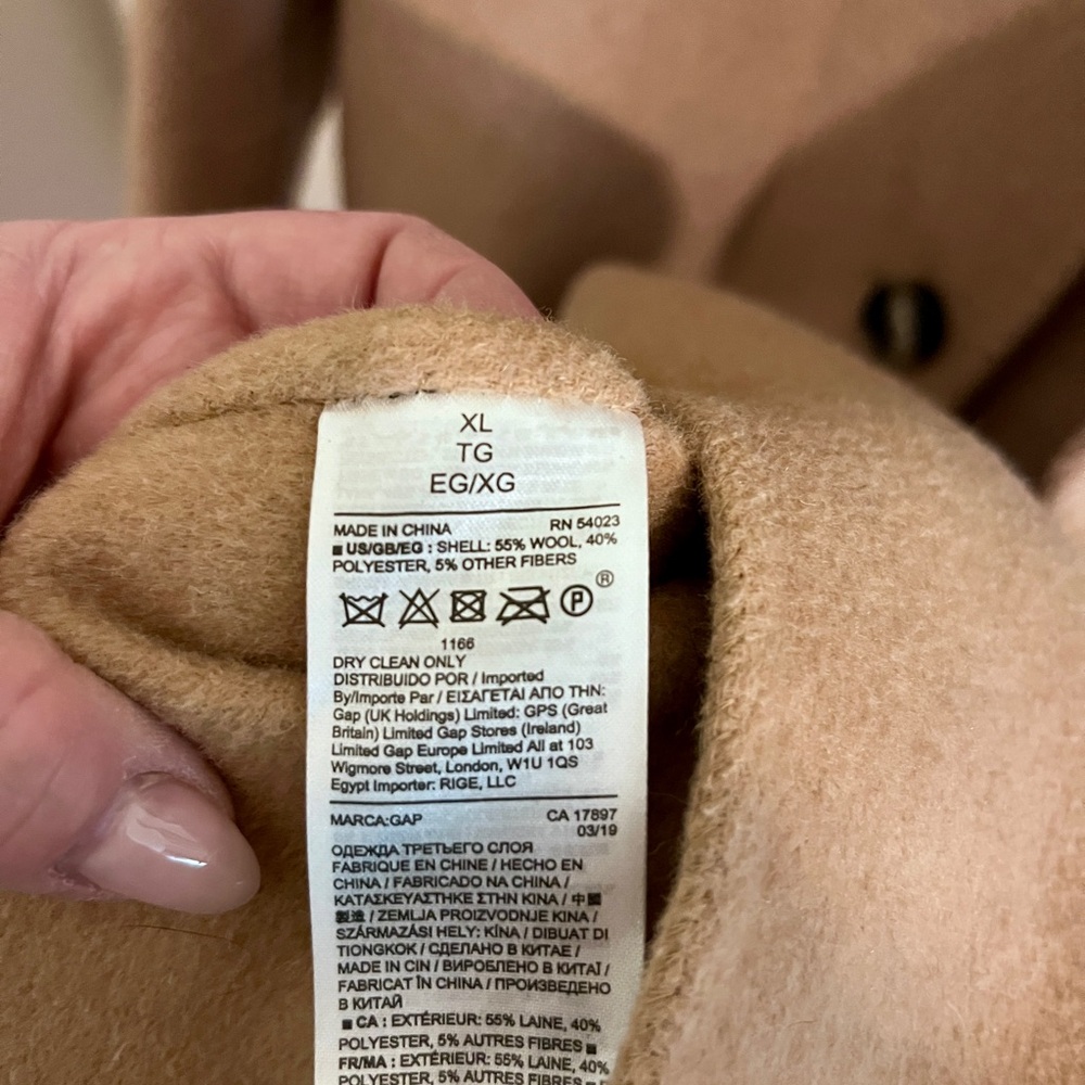 GAP Tan Trench Coat Timeless Style - Picture 5 of 5
